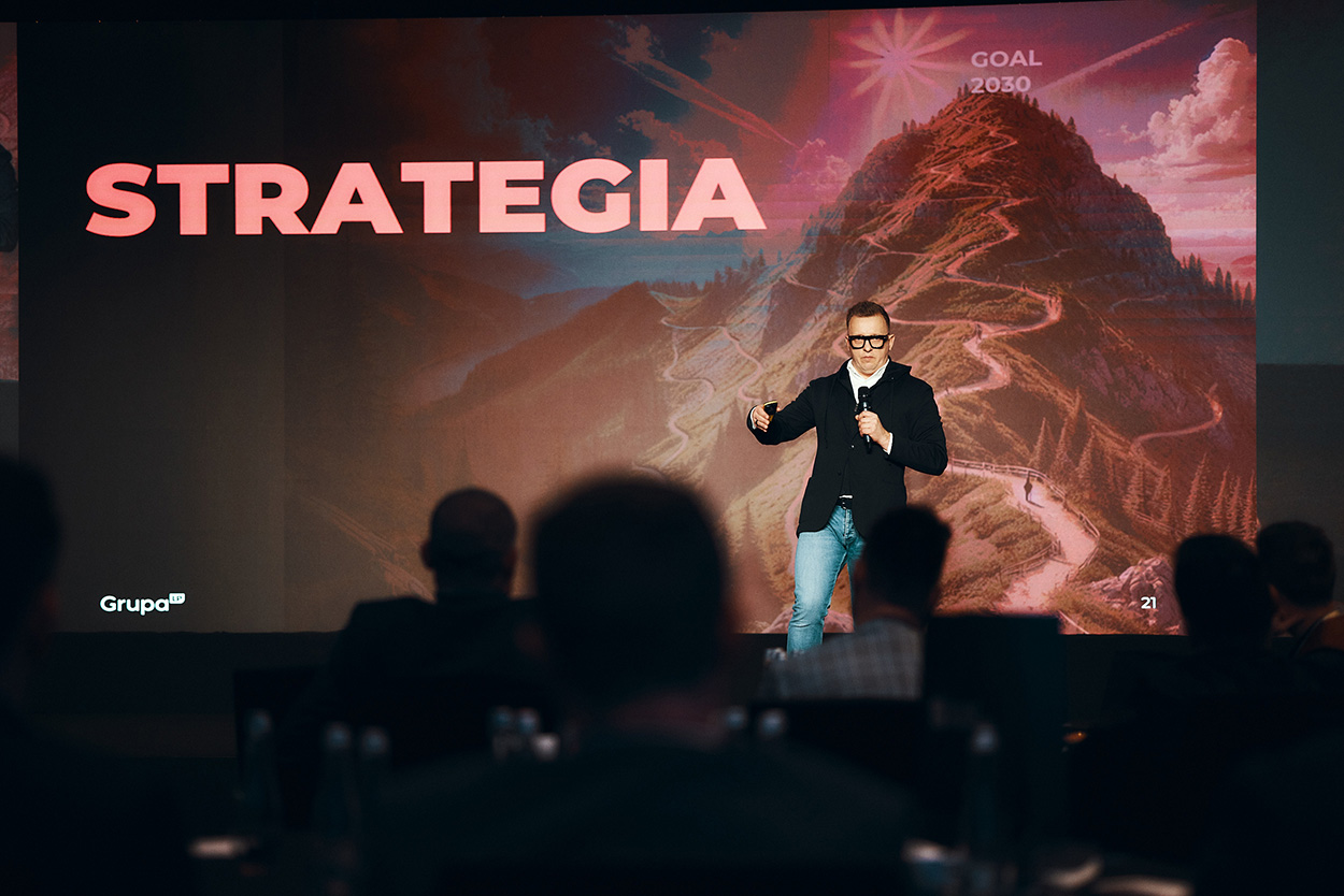 Wystąpienie na scenie konferencji Leanpassion