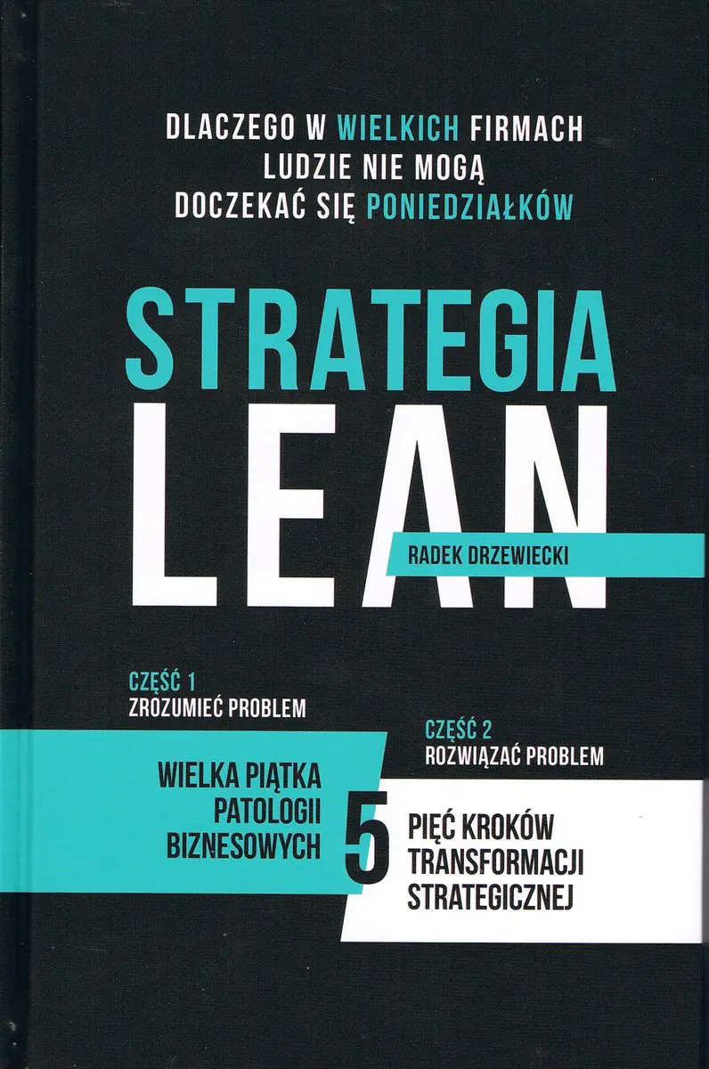 Okładka książki Strategia Lean Radka Drzewieckiego